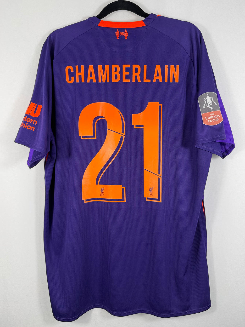 Liverpool Auswärtstrikot 2018/19 Chamberlain #21 - 9/10 - Größe L