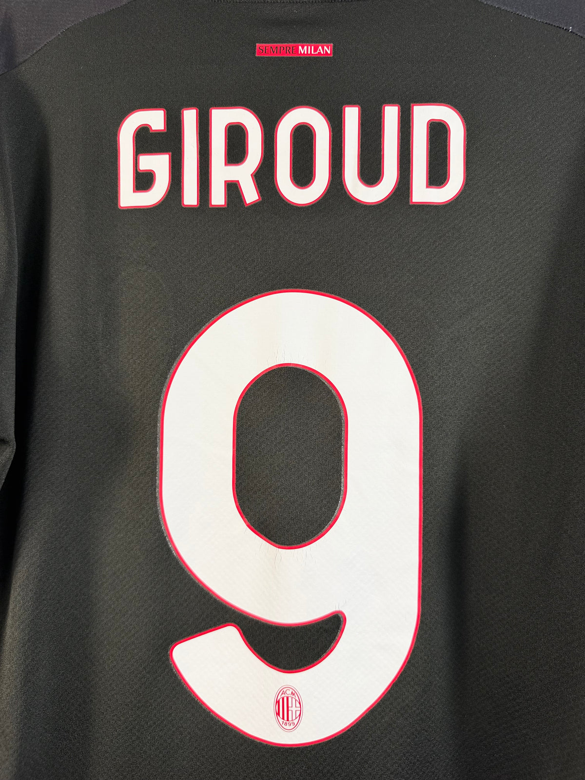 AC Milan Heimtrikot 2022/23 Giroud #9 - 8/10 - Größe L