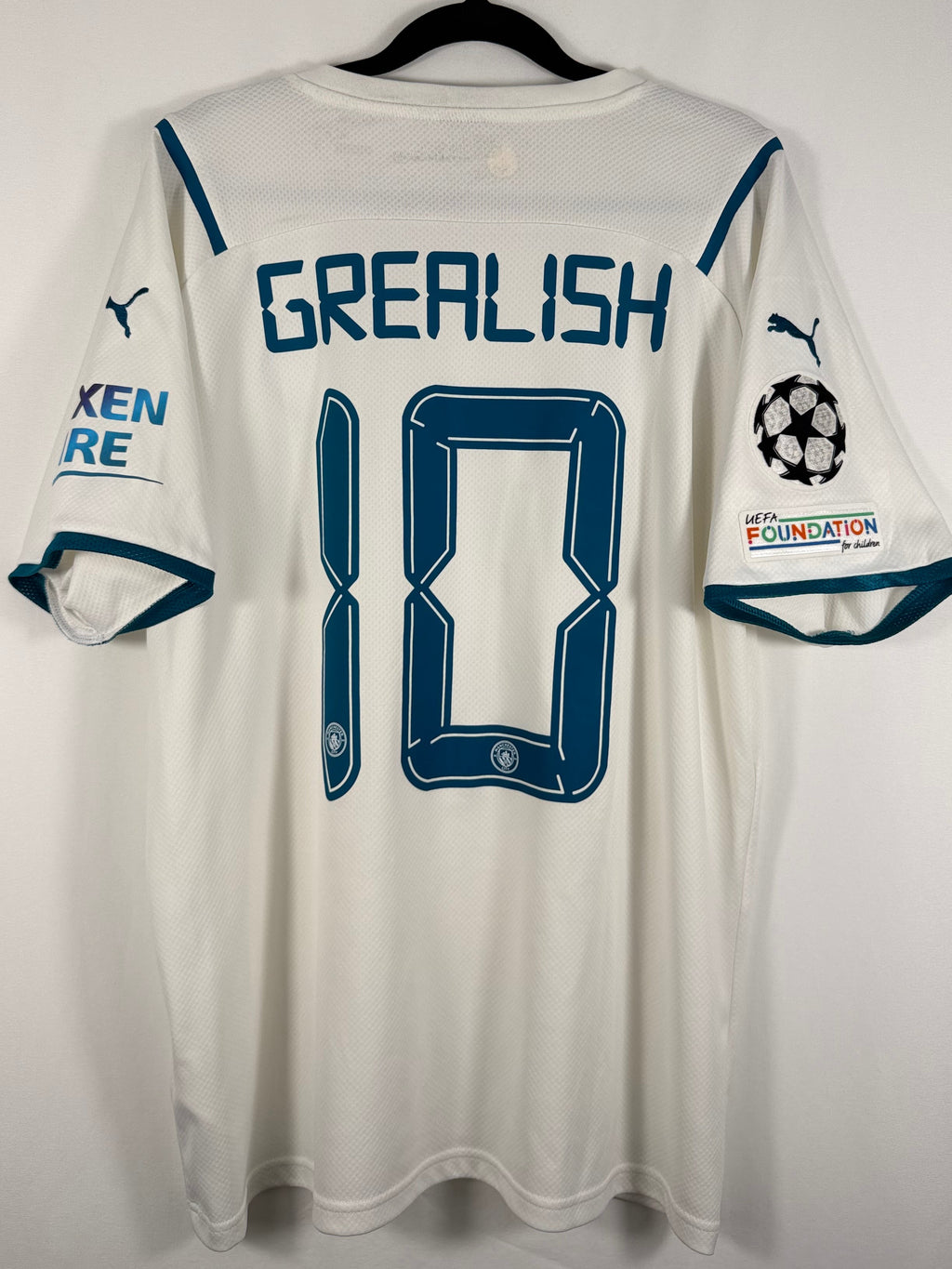 Manchester City Auswärtstrikot 2021/22 Grealish #10 - 9/10 - Größe L