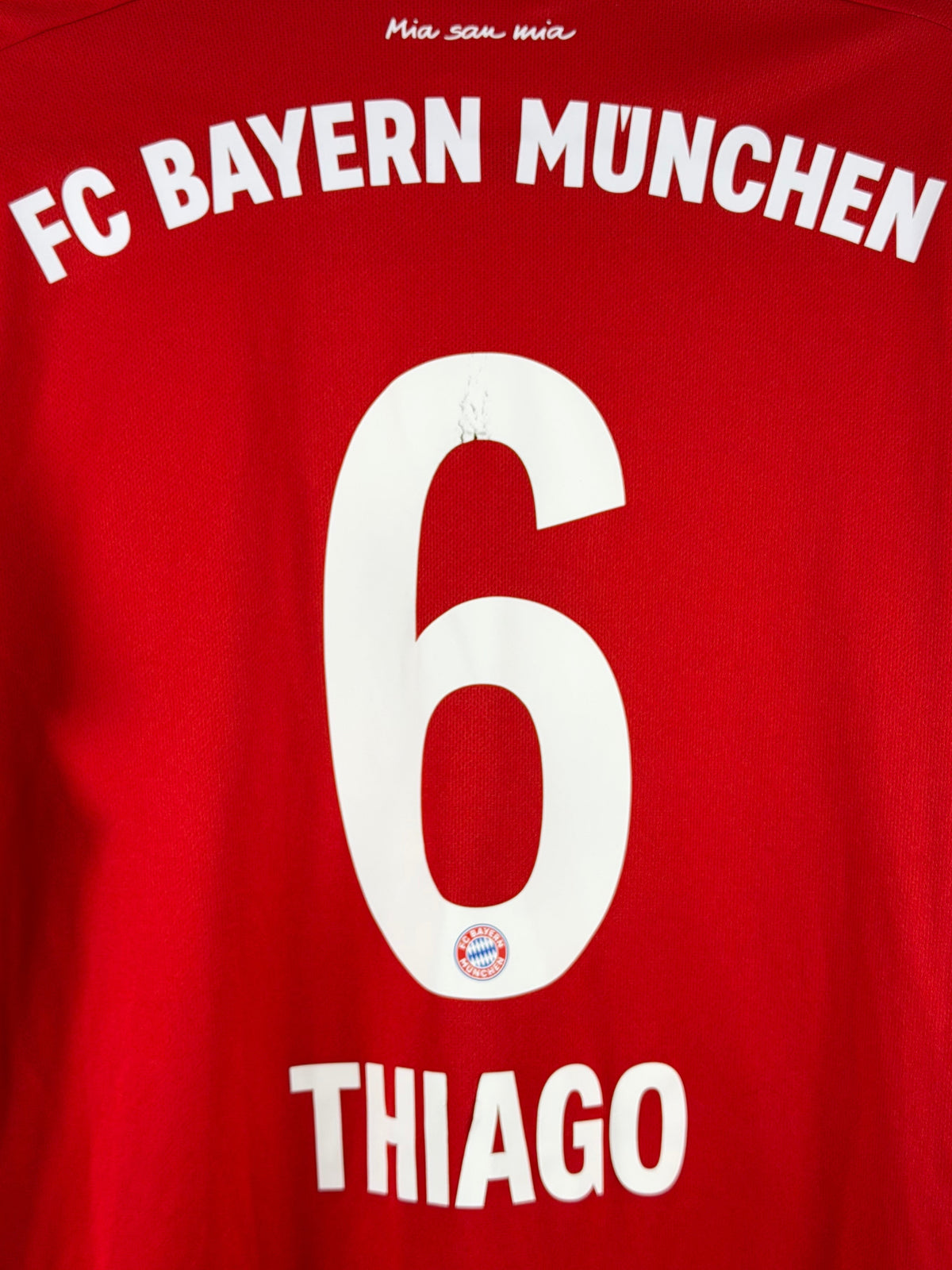 Bayern München Heimtrikot 2019/20 Thiago #6 - 6,5/10 - Größe M