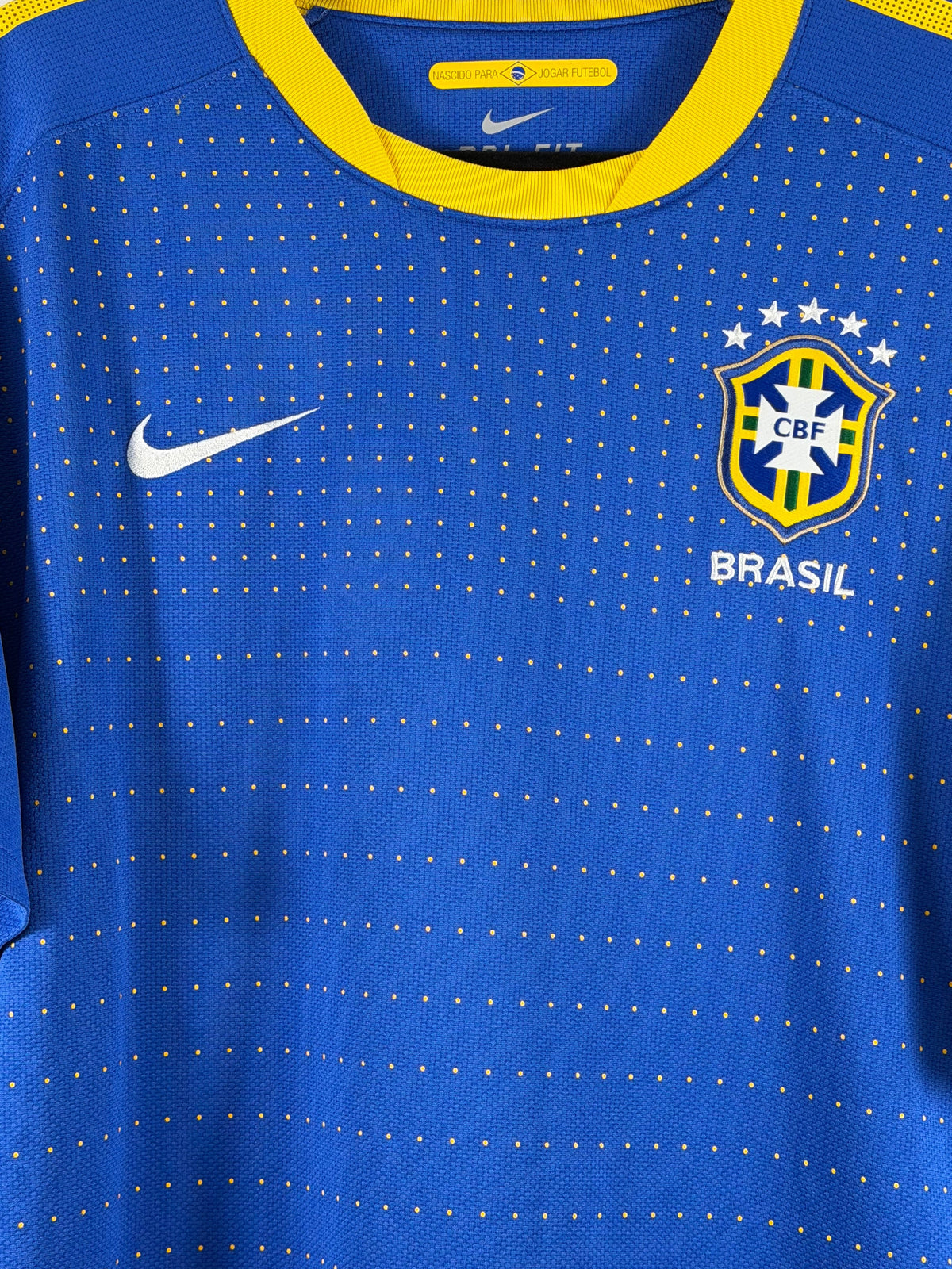 Brasilien Auswärtstrikot 2010/11 - 9/10 - Größe XL