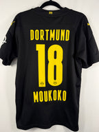 Dortmund Auswärtstrikot 2020/22 Moukoko #18 - 7,5/10 - Größe S