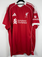 Liverpool Heim/Pokaltrikot 2025/26  Frimpong #30 - 9/10 - Größe XL