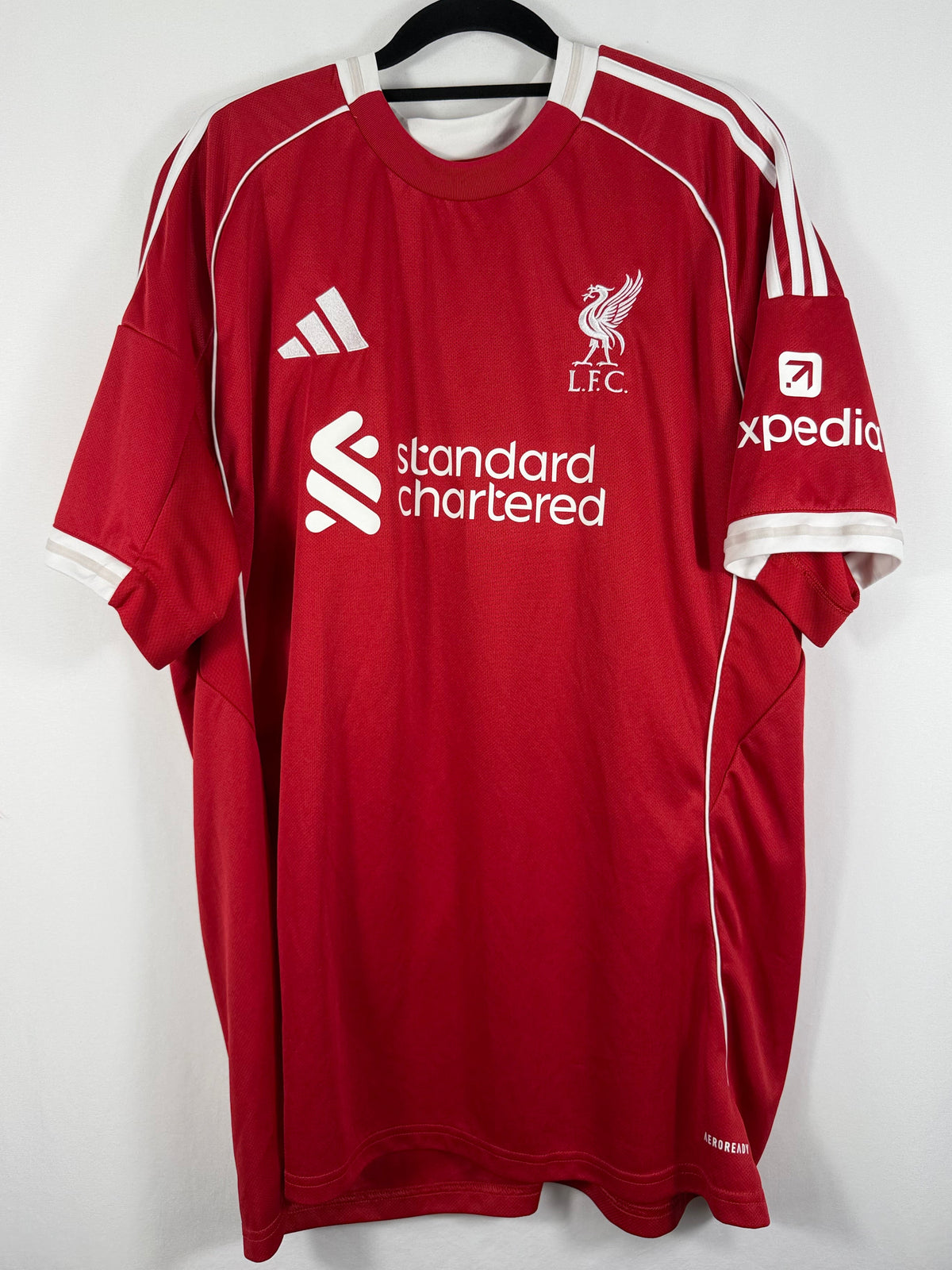 Liverpool Heim/Pokaltrikot 2025/26  Frimpong #30 - 9/10 - Größe XL
