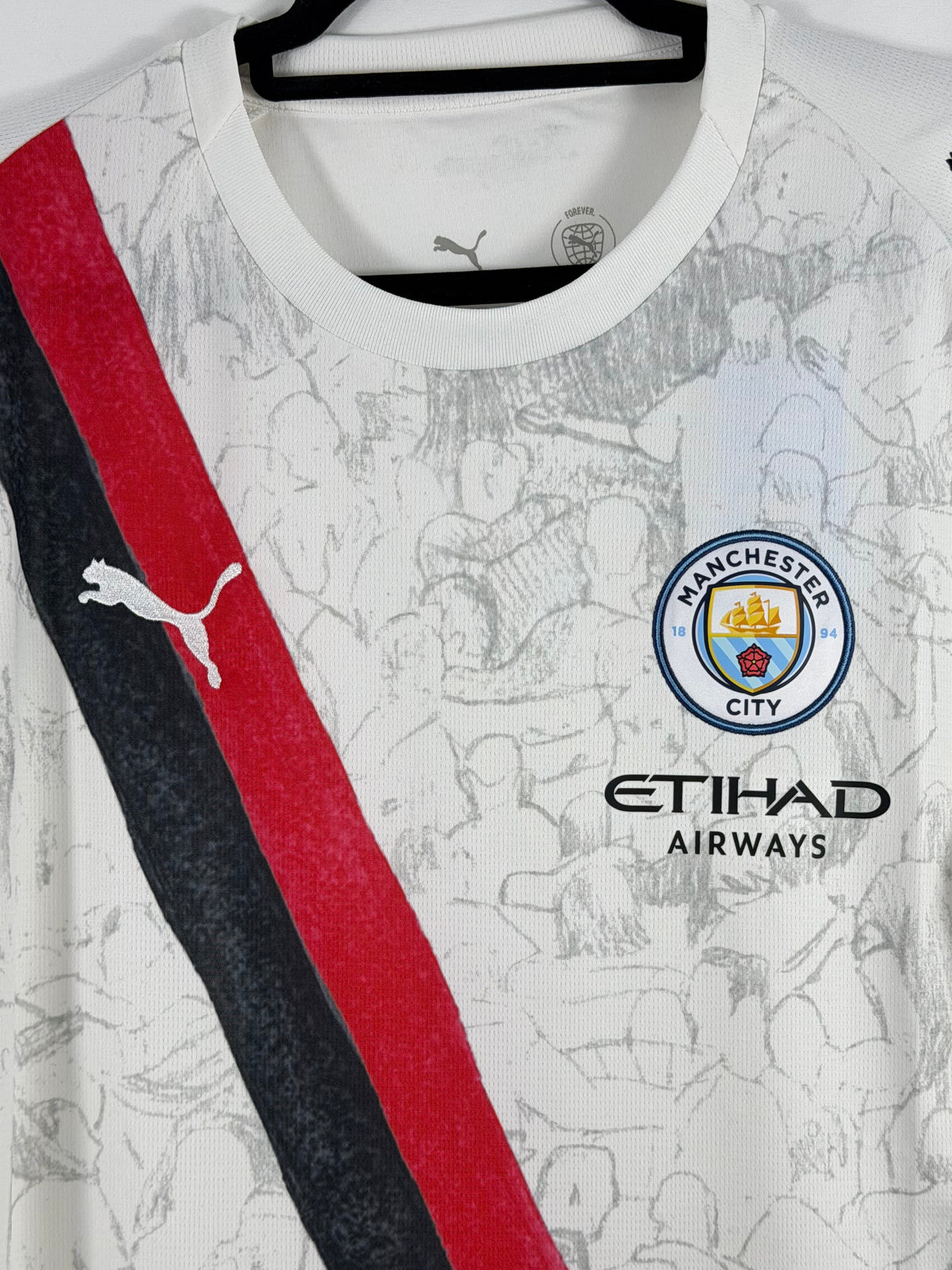 Manchester City Heimtrikot x KidSuper 2025 - 10/10 - Größe L
