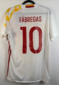 Spanien Auswärtstrikot EM 2016 Fabregas #10 - 10/10 - Größe M