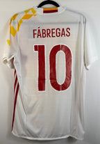 Spanien Auswärtstrikot EM 2016 Fabregas #10 - 10/10 - Größe M