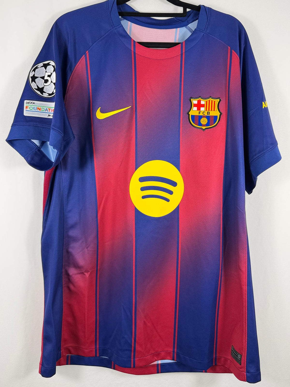 Barcelona Heimtrikot 2025/26 Lewandowski #9 - 9/10 - Größe L