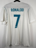 Real Madrid 2017/18 Heimtrikot Ronaldo #7 - 9/10 - Größe XL