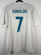 Real Madrid 2017/18 Heimtrikot Ronaldo #7 - 9/10 - Größe XL