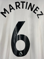 Manchester United Auswärtstrikot 2022/23 Martinez #6 - 9/10 - Größe L