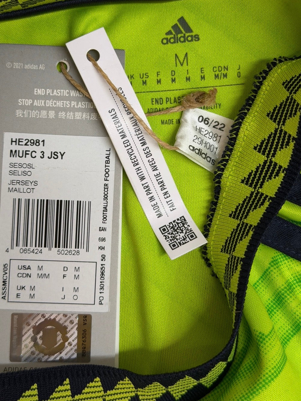 Manchester United 3. Trikot 2022/23 Ronaldo #7 - 10/10 - Größe M