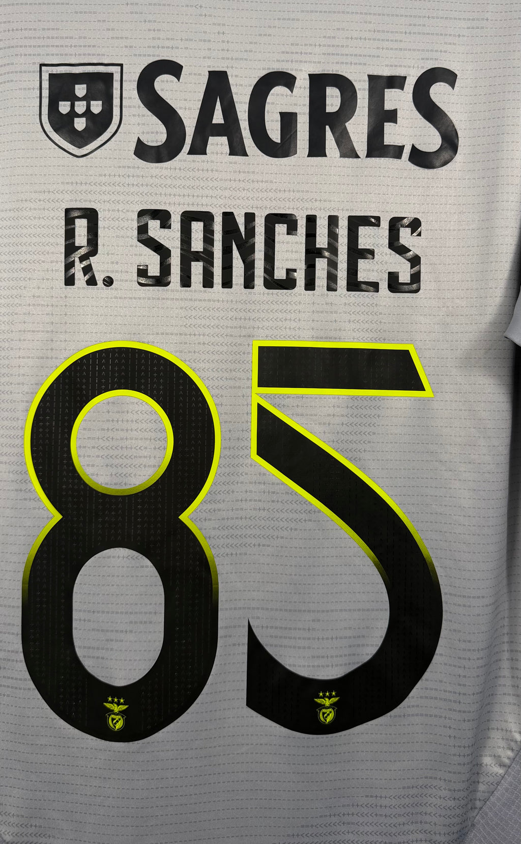 Benfica Lissabon 3.Trikot 2024/25 R. Sanches #85 - 9/10 - Größe XL