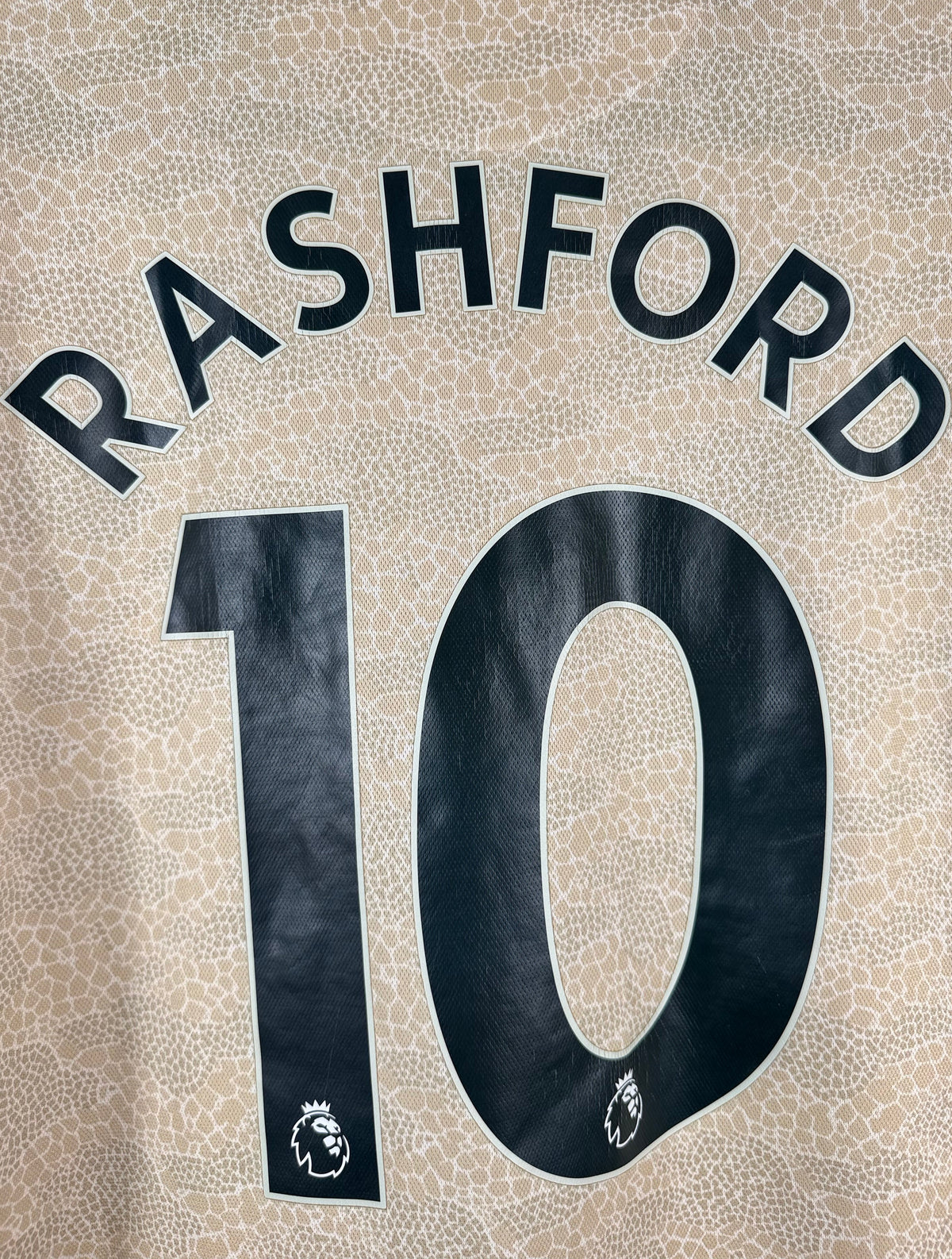 Manchester United Auswärtstrikot 2019/20 Rashford #10 - 7/10 - Größe L