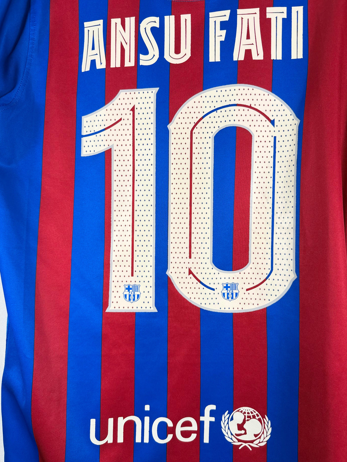 Barcelona Heimtrikot 2021/22 Ansu Fati #10 - 7/10 - Größe M