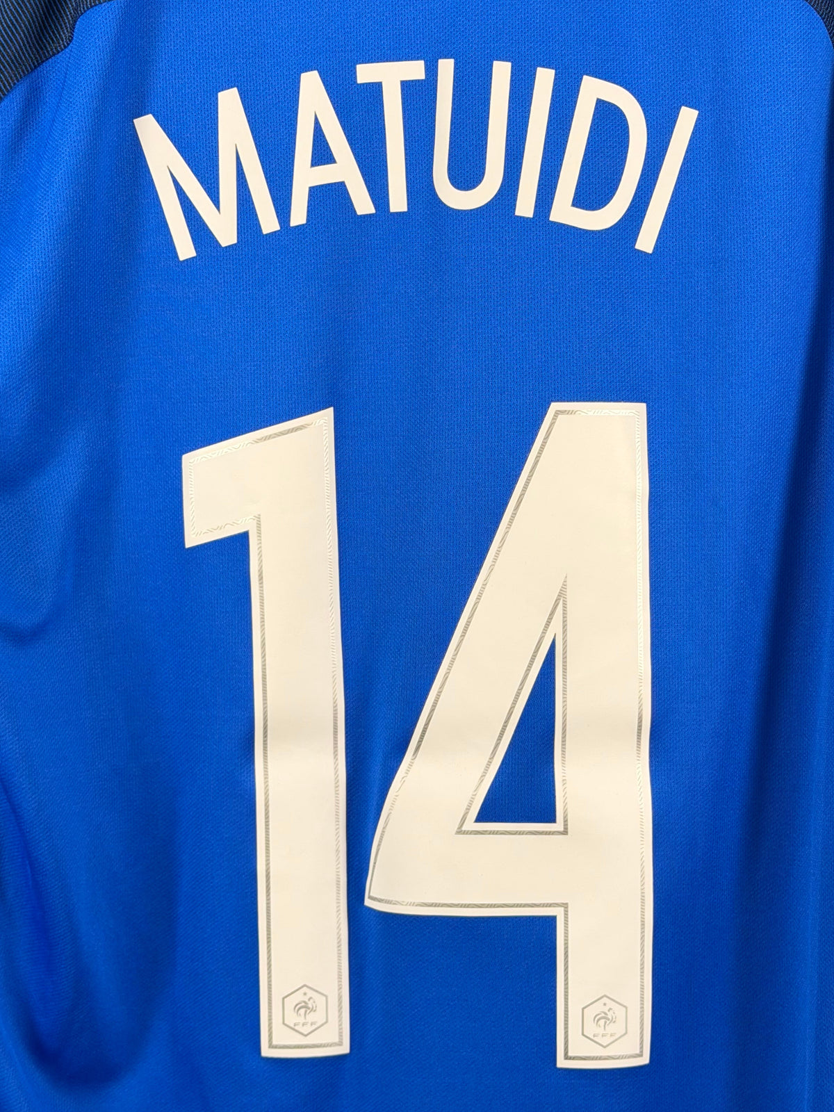 Frankreich Heimtrikot 2016/17 Matuidi #14 - 9/10 - Größe M