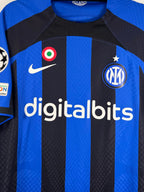 Inter Mailand Heimtrikot 2022/23 Spielerversion Lukaku #90 - 6/10 - Größe L