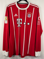 Bayern München Heimtrikot L/S 2017/18 Boateng #17 - 9/10 - Größe L