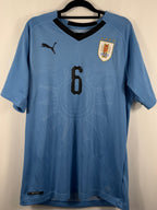 Uruguay Heimtrikot WM 2018 Bentancur #6 - 9/10 - Größe M