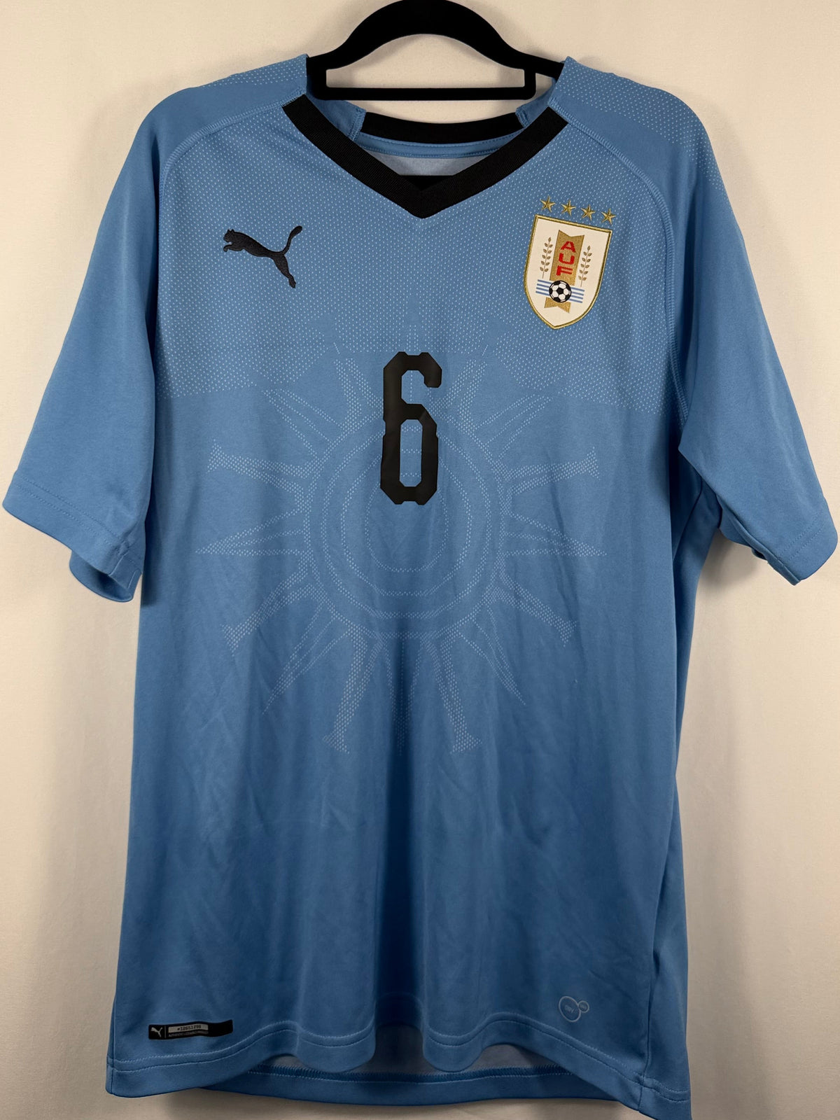 Uruguay Heimtrikot WM 2018 Bentancur #6 - 9/10 - Größe M