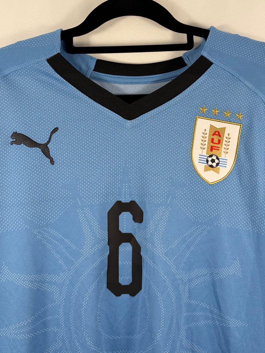 Uruguay Heimtrikot WM 2018 Bentancur #6 - 9/10 - Größe M
