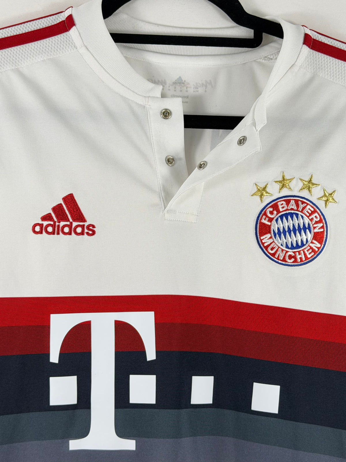 Bayern München Auswärtstrikot 2015/16 – Rückennummer #17 (ohne Spielernamen) - 9/10 - Größe  M