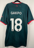 Liverpool 3. Trikot 2022/23 Gakpo #18 - 9/10 - Größe L
