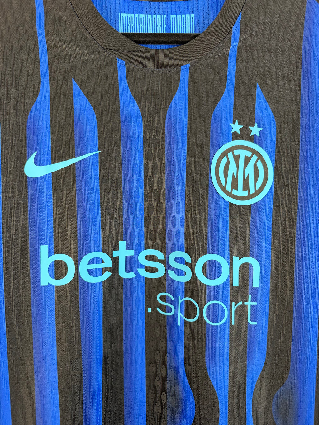 Inter Mailand Heimtrikot Spielerversion 2025/26 Thuram #9 - 10/10 - Größe L
