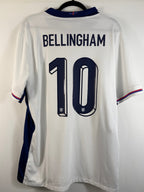 England Heimtrikot EM 2024 Bellingham #10 - 9/10 - Größe XL