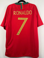 Portugal Heimtrikot 2018/19 Ronaldo #7 - 9/10 - Größe XL