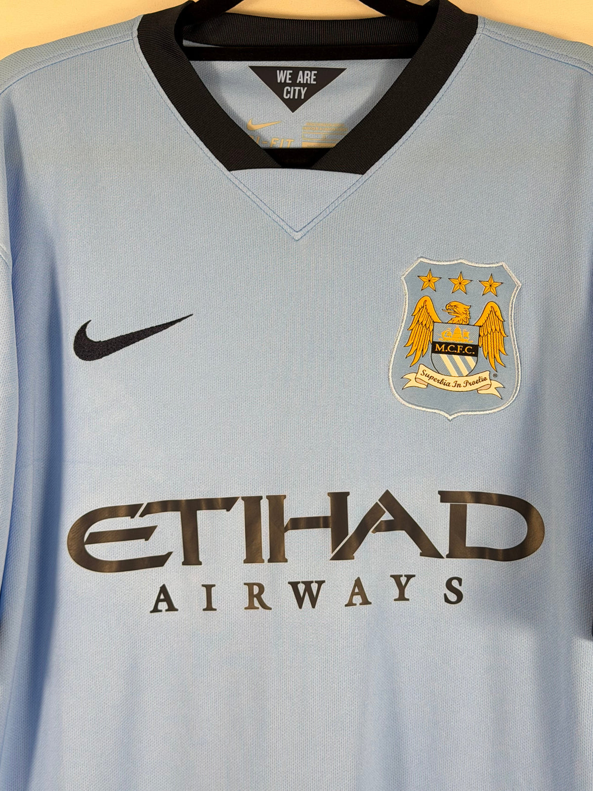 Manchester City Heimtrikot 2014/15 Demichelis #26 - 8/10 - Größe L