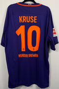 Werder Bremen Auswärtstrikot 2016/17 Kruse #10 - 9/10 - Größe XL