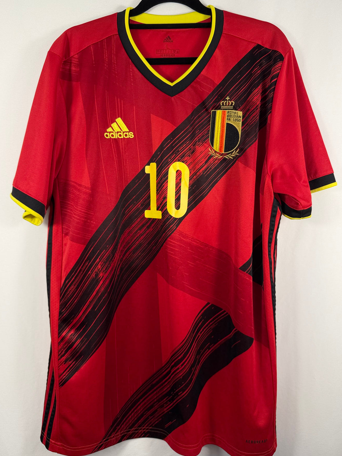 Belgien Heimtrikot 2020/21 E. Hazard #10 - 8,5/10 - Größe L