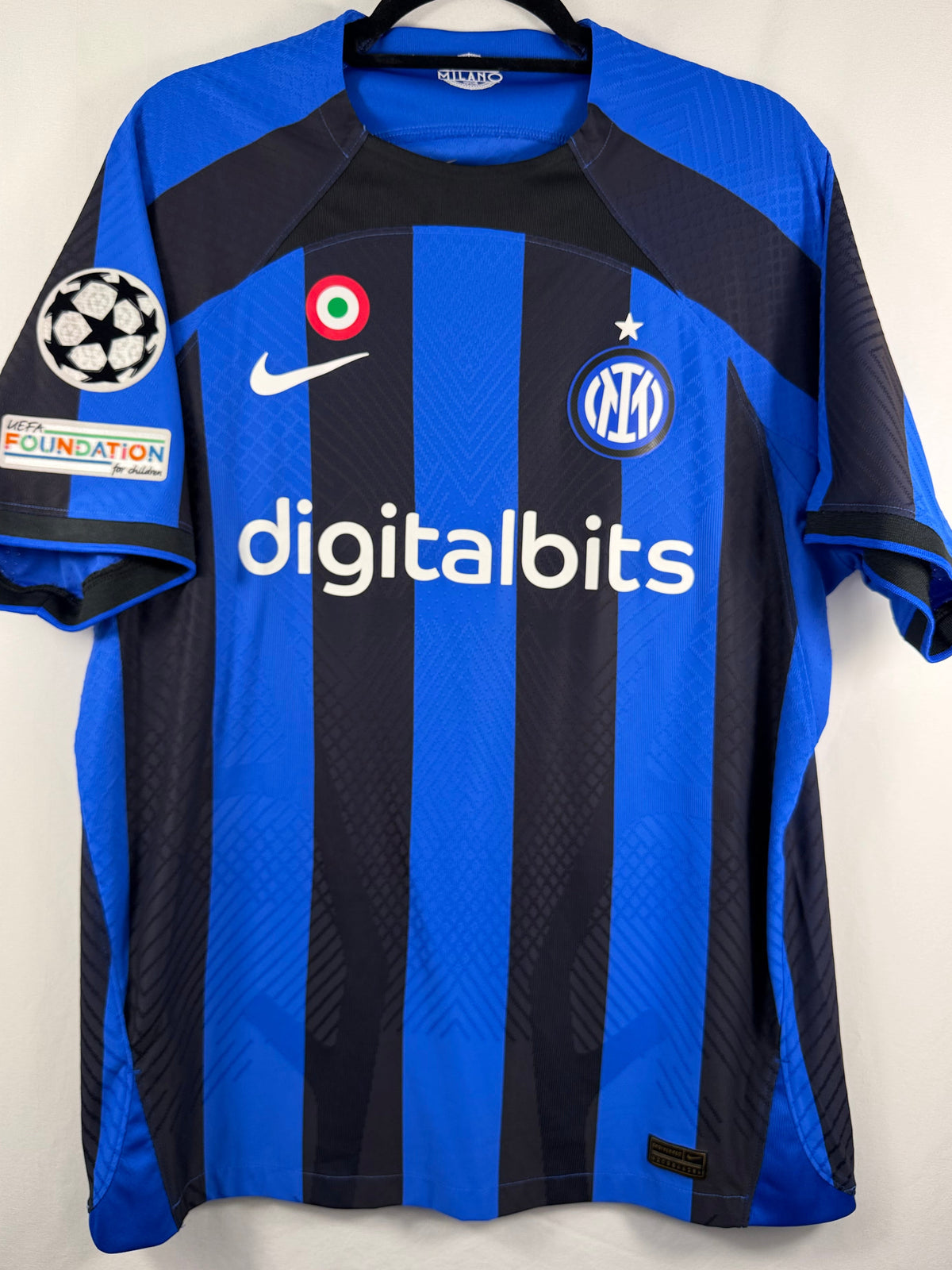 Inter Mailand Heimtrikot 2022/23 Spielerversion Lukaku #90 - 6/10 - Größe L