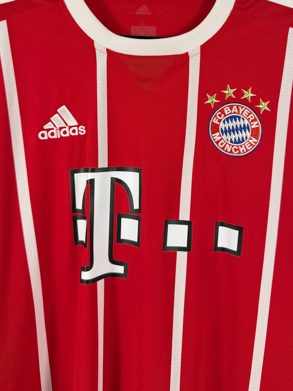 Bayern München Heimtrikot L/S 2017/18 Boateng #17 - 9/10 - Größe L
