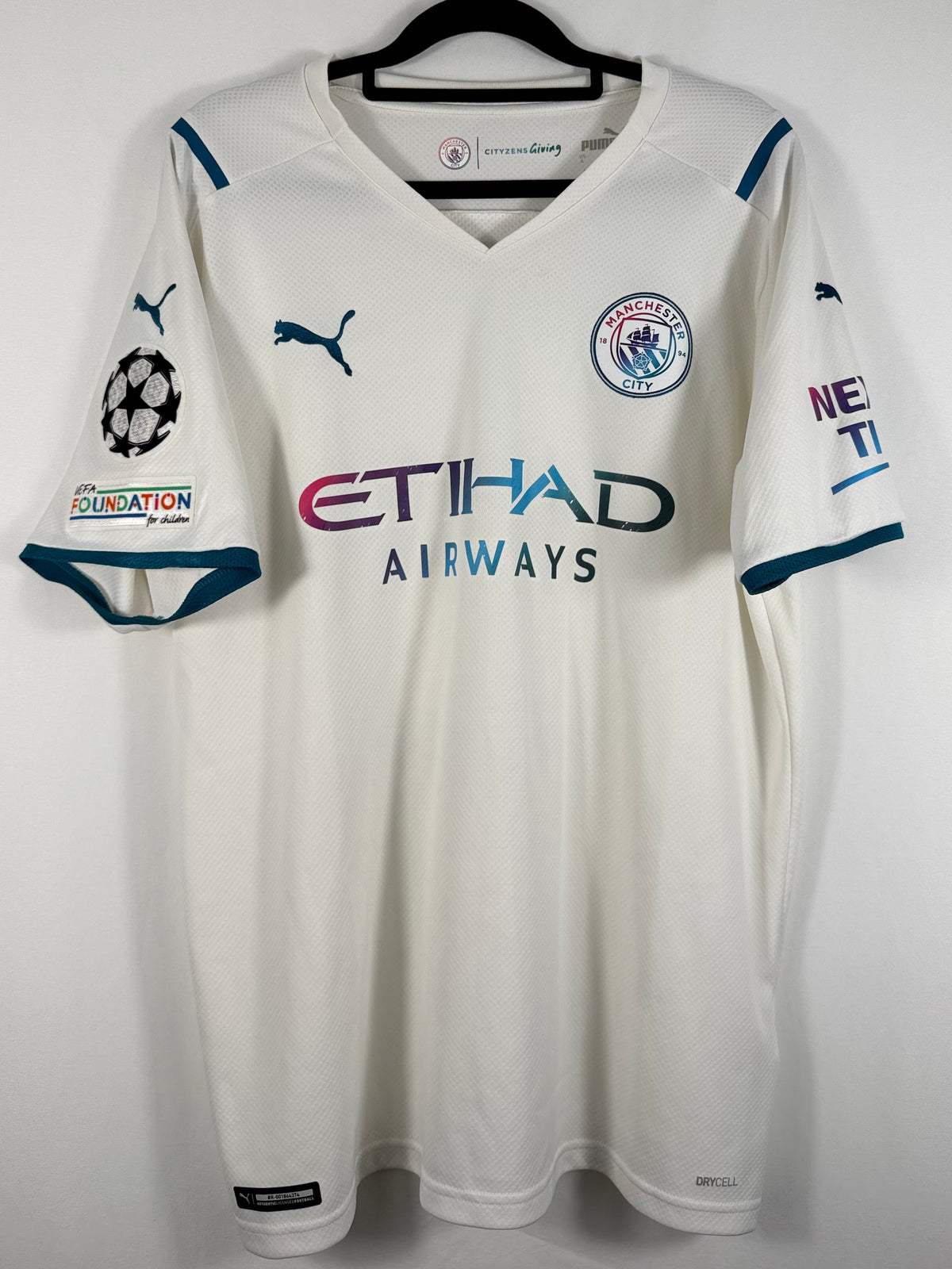 Manchester City Auswärtstrikot 2021/22 Grealish #10 - 9/10 - Größe L