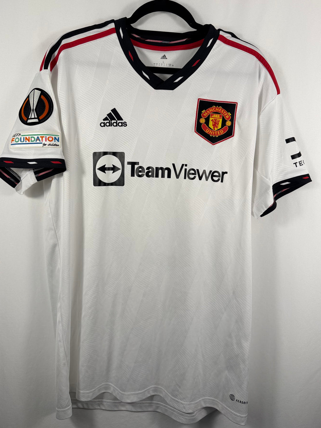 Manchester United Auswärtstrikot 2022/23 Antony #21 - 8/10 - Größe L