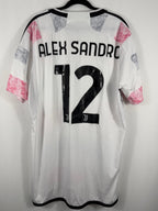 Juventus Turin Auswärtstrikot 2023/24 Alex Sandro #12 - 9/10 - Größe XL