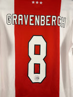 Ajax Amsterdam Heimtrikot 2021/22 Gravenberch #8 - 6,5/10 - Größe M