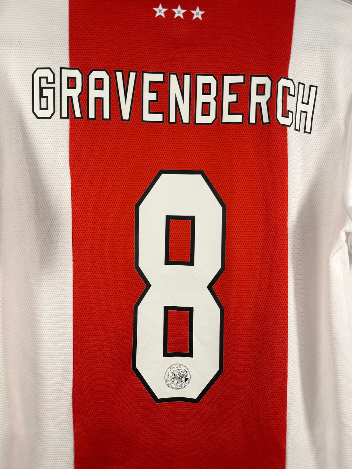 Ajax Amsterdam Heimtrikot 2021/22 Gravenberch #8 - 6,5/10 - Größe M