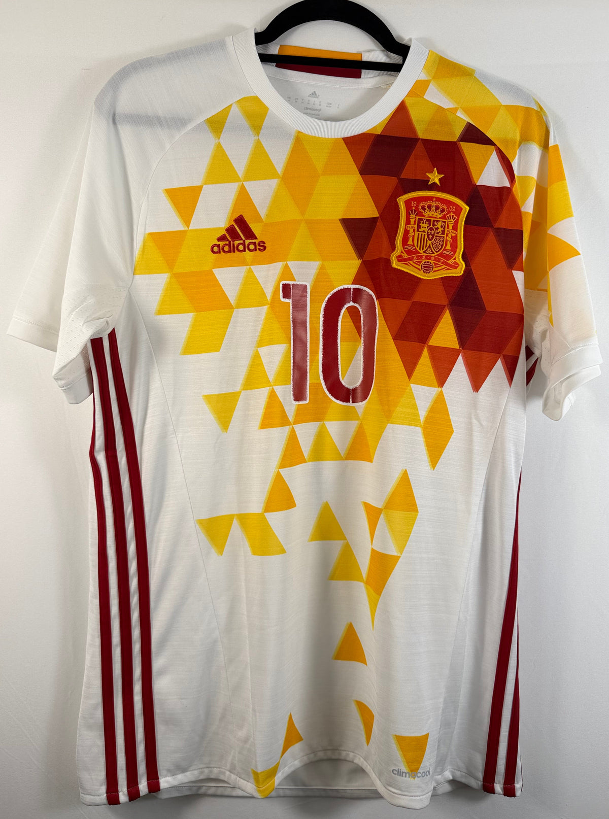 Spanien Auswärtstrikot EM 2016 Fabregas #10 - 10/10 - Größe M