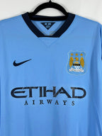 Manchester City Heimtrikot 2014/15 - 9/10 - Größe L