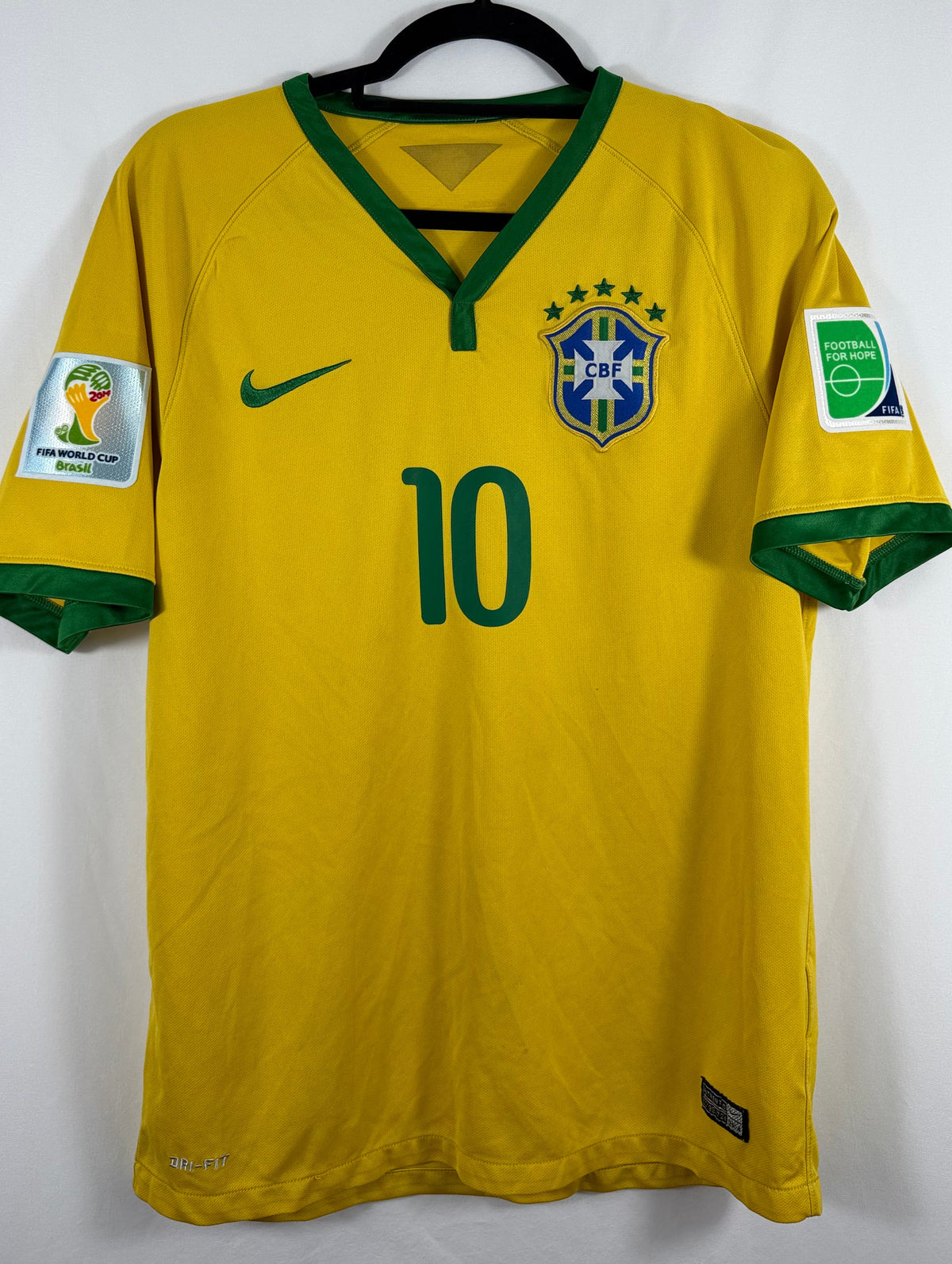 Brasilien Heimtrikot WM 2014 Neymar #10 - 7/10 - Größe M