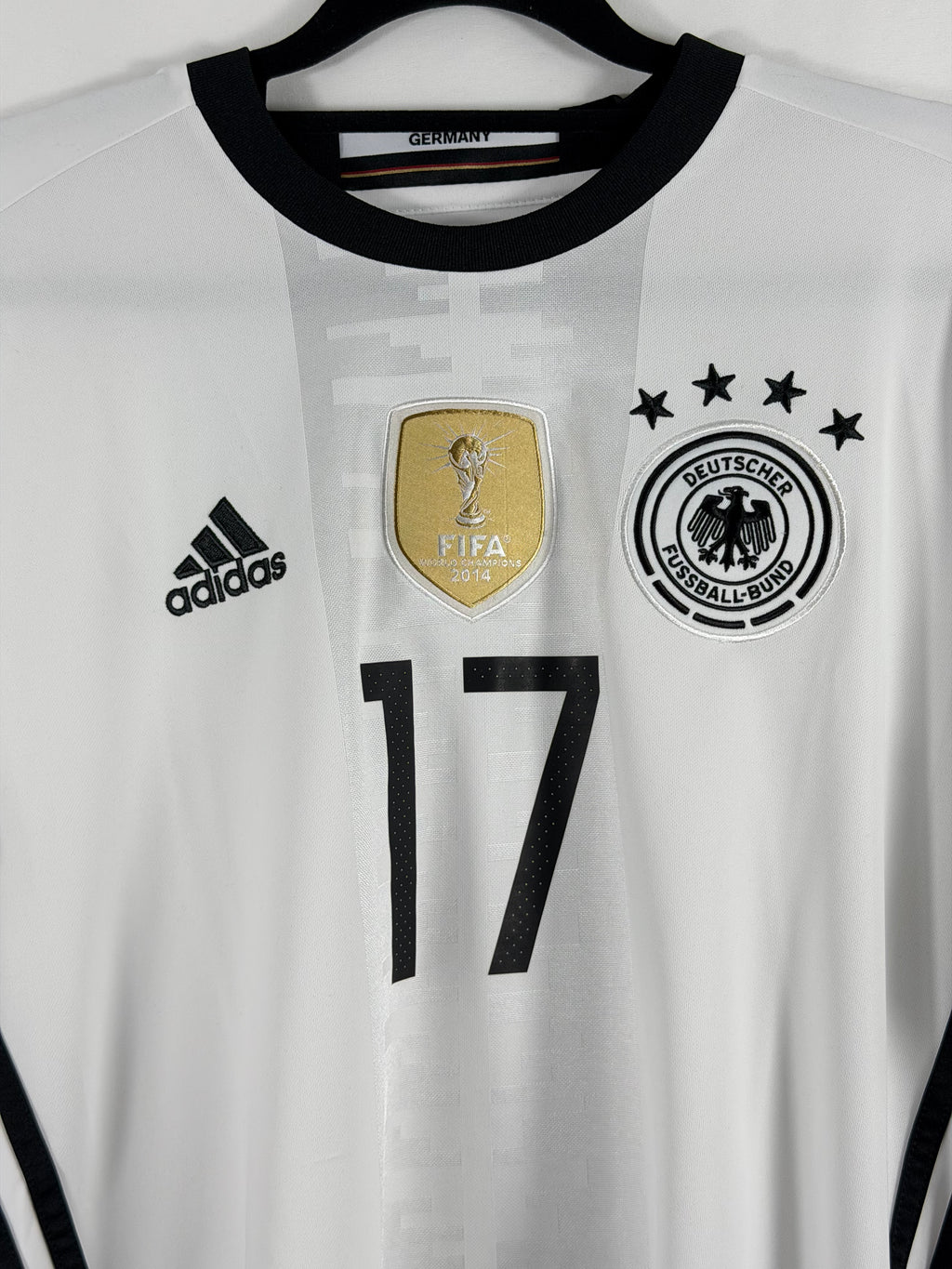Deutschland Heimtrikot EM 2016 Boateng #17 - 9/10 - Größe M