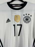 Deutschland Heimtrikot EM 2016 Boateng #17 - 9/10 - Größe M