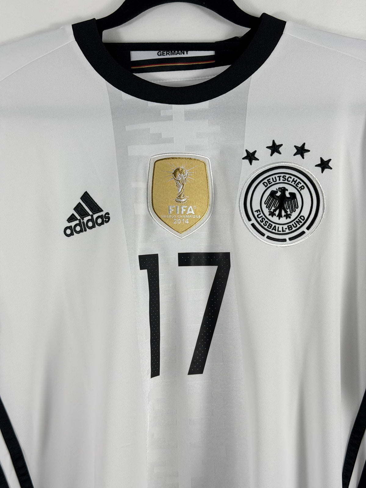 Deutschland Heimtrikot EM 2016 Boateng #17 - 9/10 - Größe M