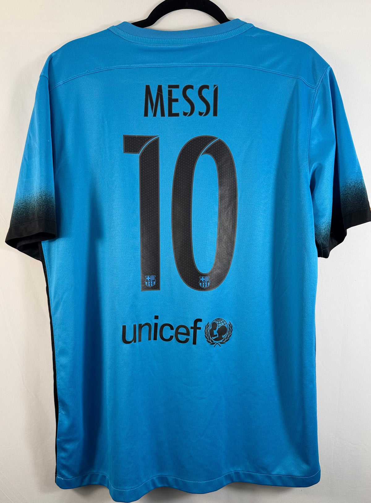 Barcelona 3. Trikot 2015/16 Messi #10 - 7,5/10 - Größe L