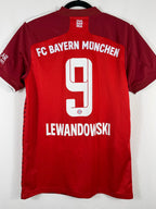 Bayern München Heimtrikot 2021/22 Lewandowski #9 - 9/10 - Größe S