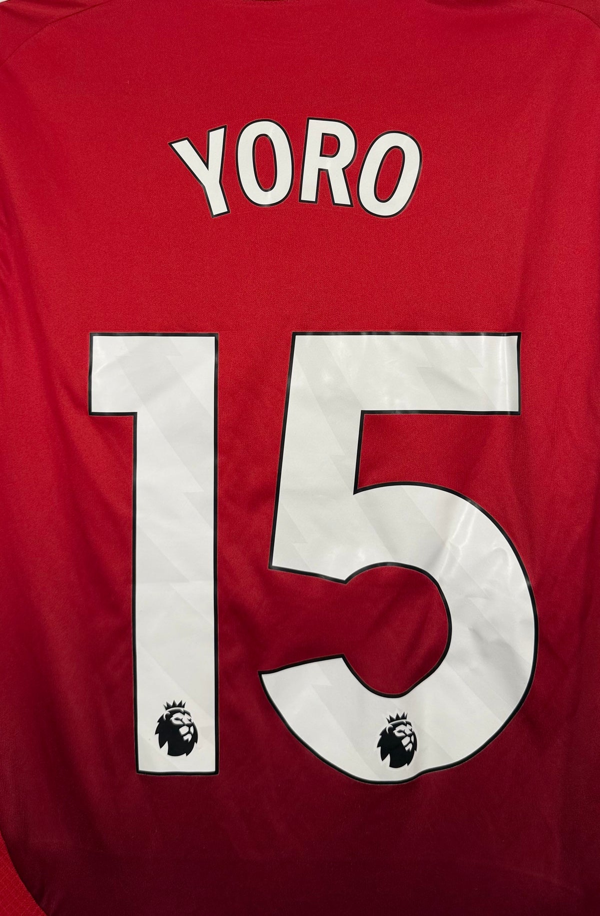 Manchester United Heimtrikot L/S 2024/25 Yoro - 9/10 - Größe M