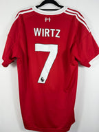 Liverpool Heimtrikot 2025/26 Wirtz #7 - 9/10 - Größe L